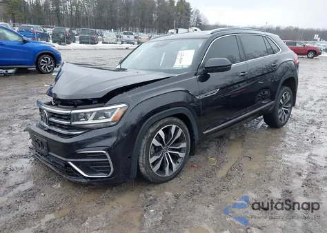 2020 Volkswagen Atlas Cross Sport 3.6L V6 Sel Premium R-Line from USA, damaged, VIN 1V2TE2CA1LC221204